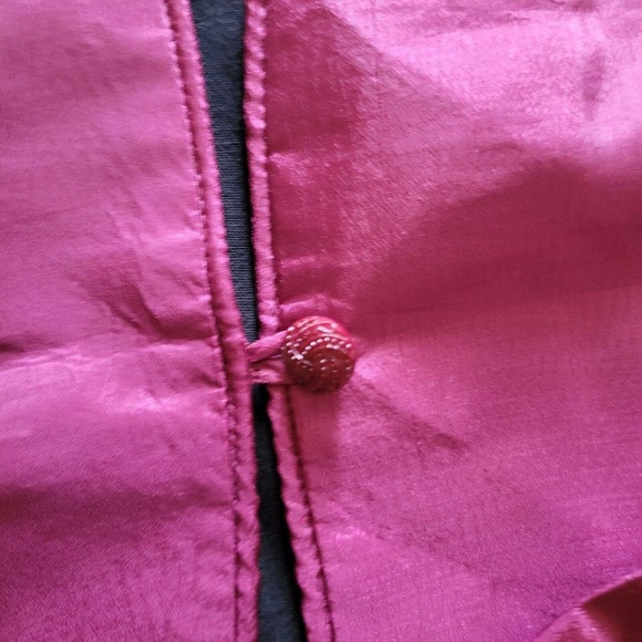 Rabbit Rabbit Rabbit Dress Women 6 Black Linen Purple Embroidery Matching Jacket - Picture 2 of 9